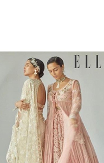 Models wearing Narayan Jewellers jewellery for the ELLE magazine – November 2018 issue.