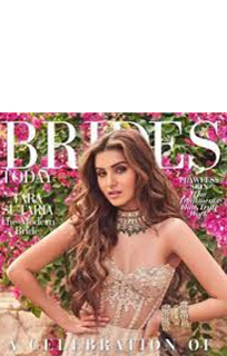 Tara Sutaria in Narayan Jewels for the cover of Brides today in March 2021