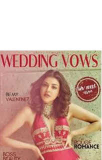 Kajal Aggarwal in Narayan Jewels for the cover of Wedding Vows 100th Issue in February 2021.