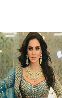 Actress Shraddha Arya in Narayan Jewellers jadau neckpice  in Wedding Vows magazine December 2017 issue