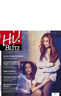 Sister duo Malaika and Amrita Arora sizzled in our jewellery on the cover of Hi- Blitz! Magazine March – April 2017 issue. 